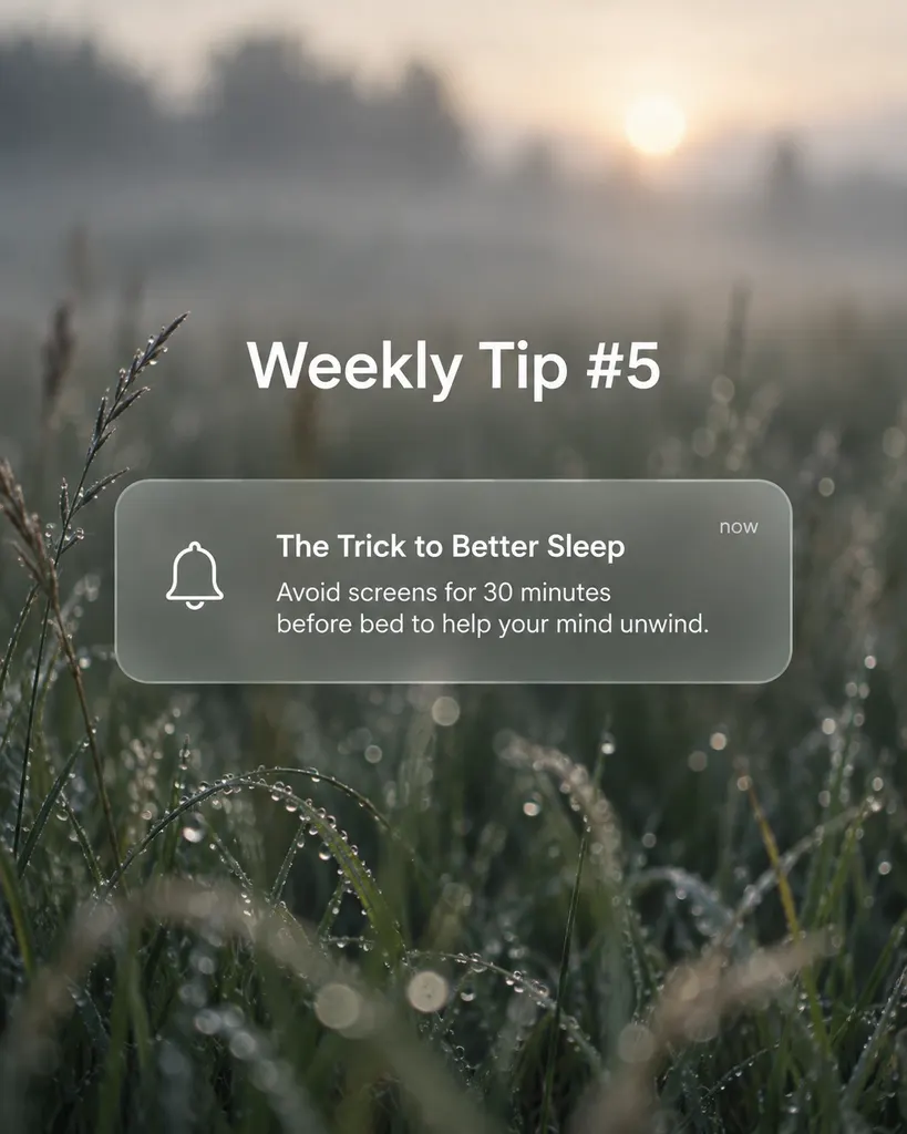 Wellness Tip Reminder