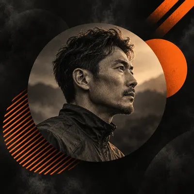 Bold Athlete Portrait