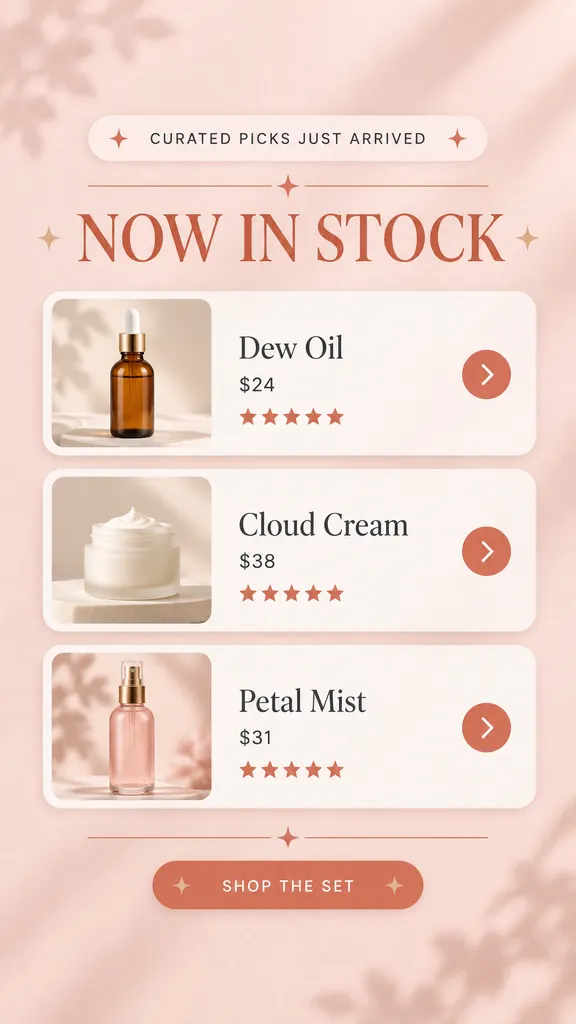 Beauty Product Launch