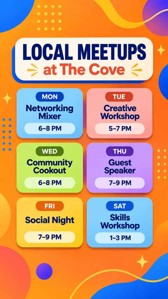 Community Events Schedule